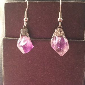 Amethyst earrings